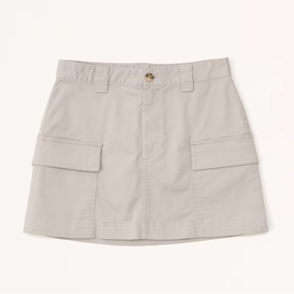 Abercrombie & Fitch Beige Mini Skirt